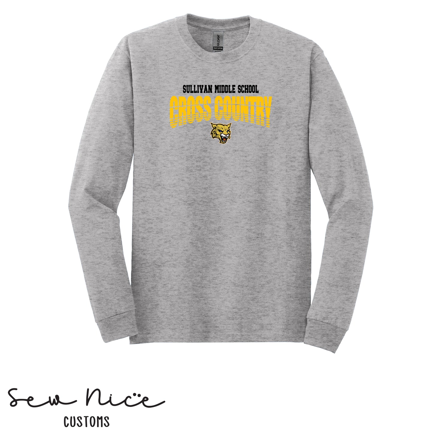 Sullivan Cross Country Mascot- Unisex Adult/Youth Long Sleeve Shirt