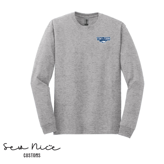 Tony Tobin Traditional Logo-Unisex Adult Long Sleeve Shirt