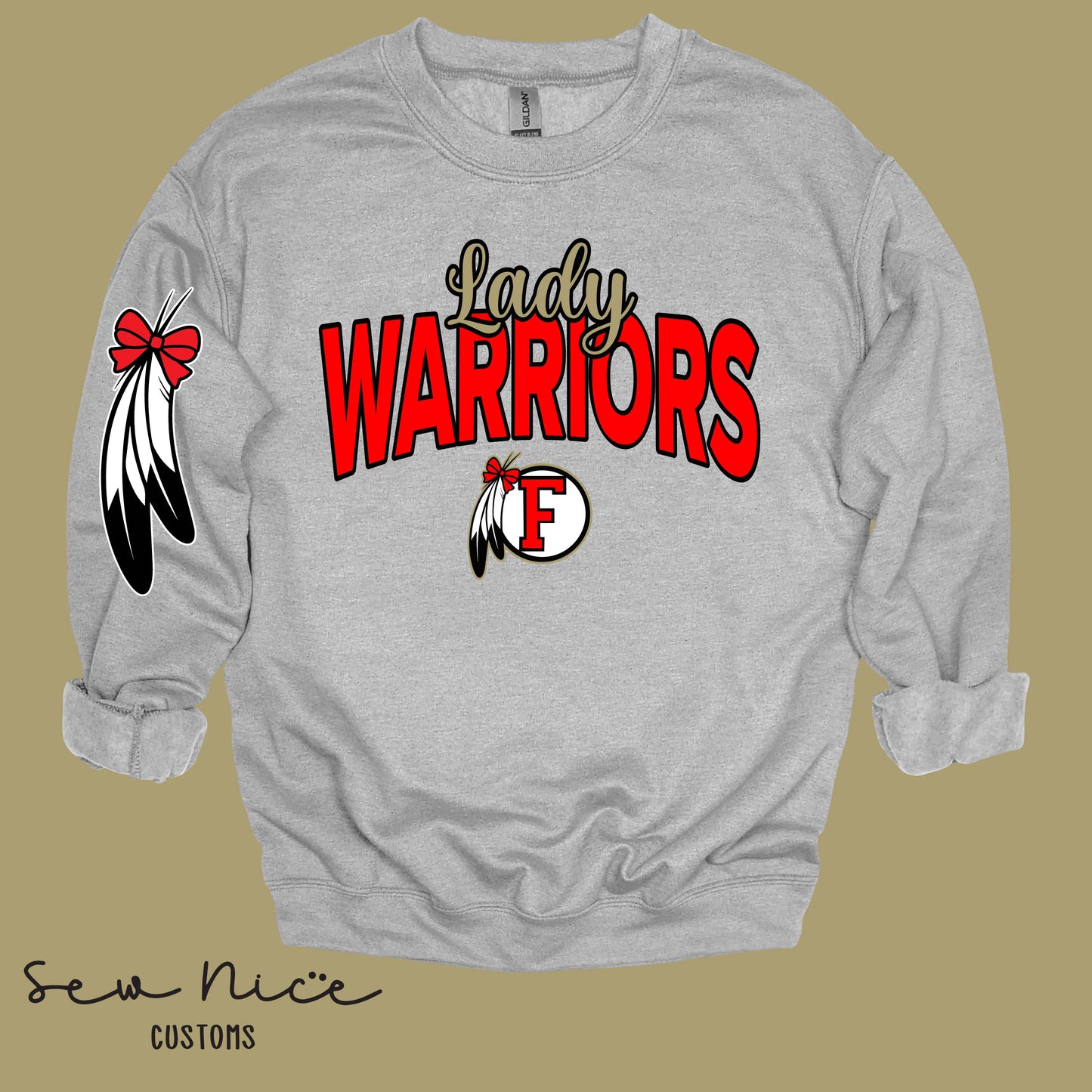 Lady Warriors - Crewneck Sweatshirt