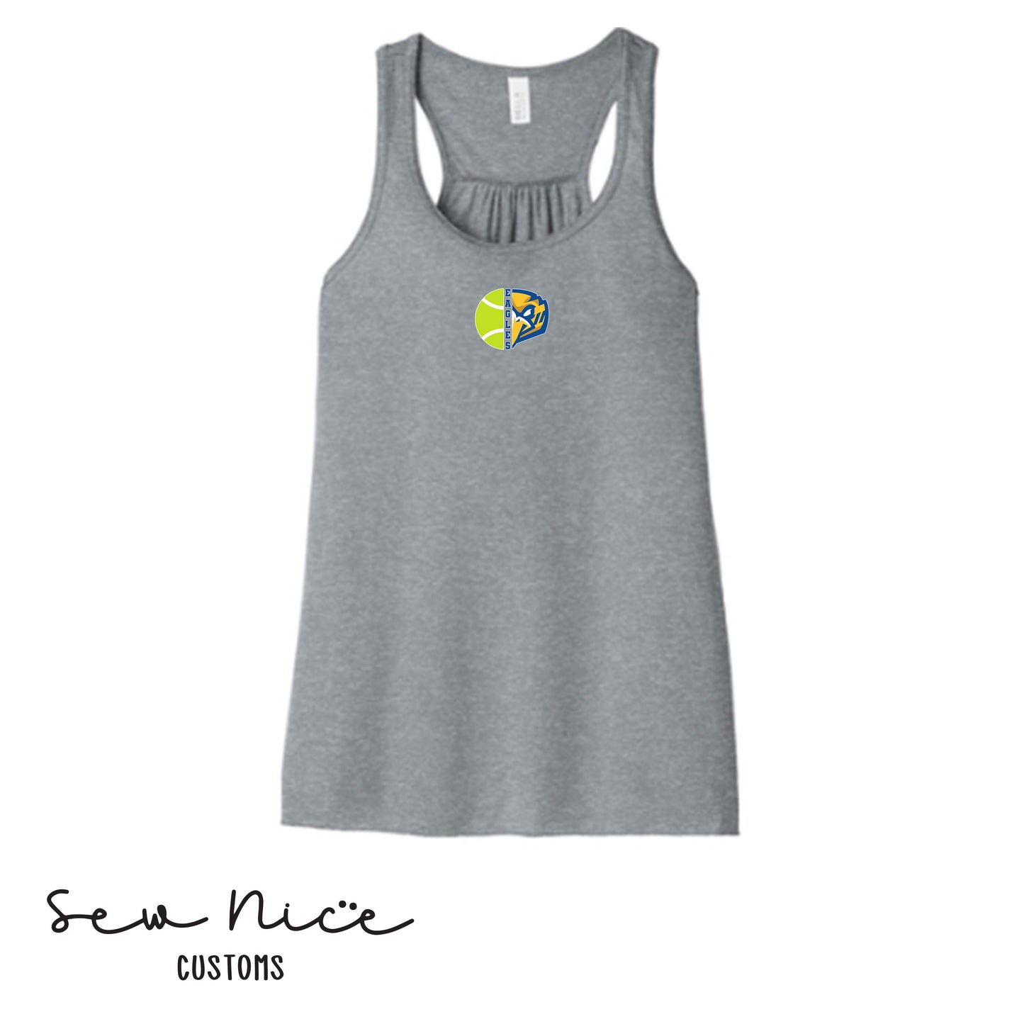 SP Eagle- Tennis Ball- Ladies Bella Canvas Tank Top