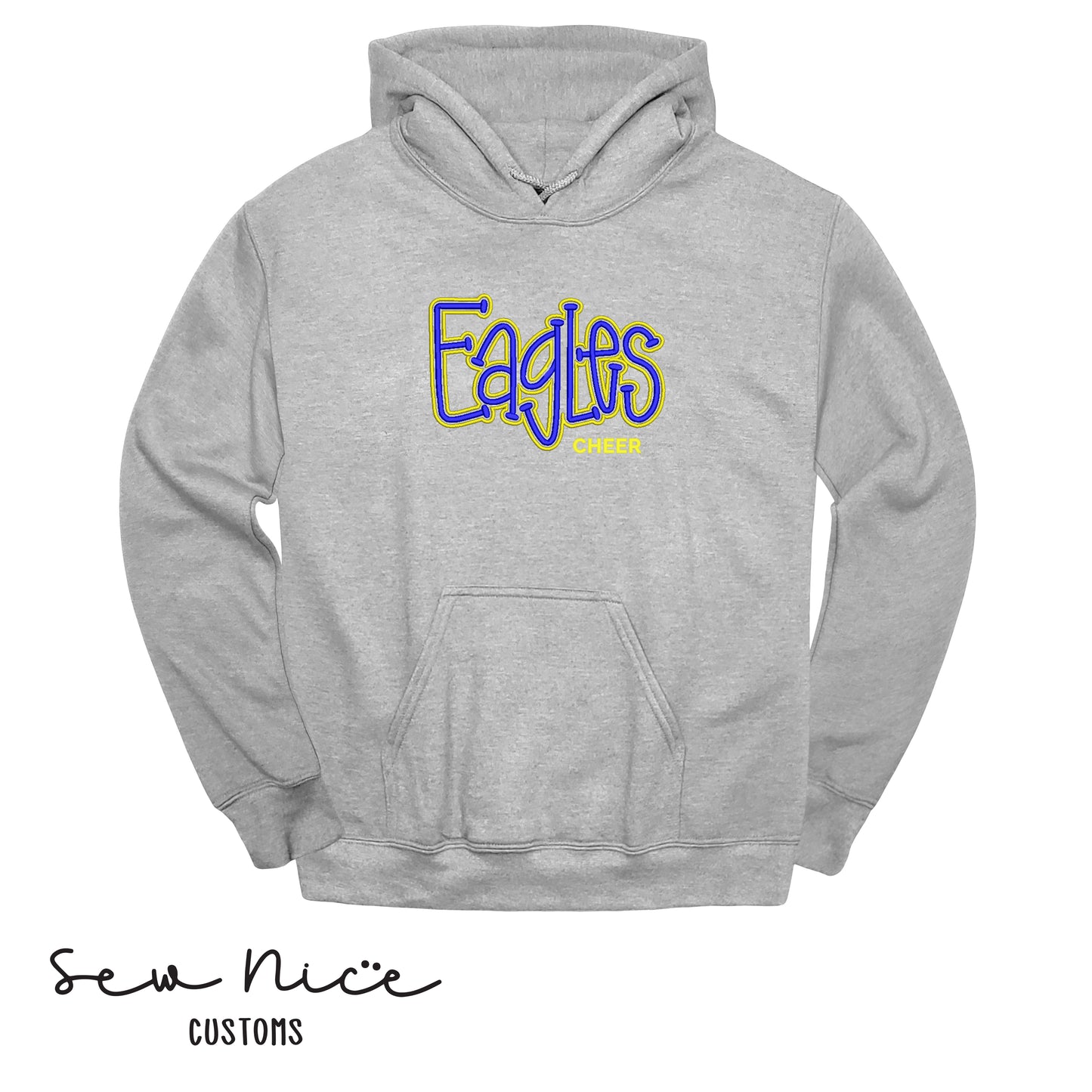 Eagles Embroidered 3D Puff - Adult/Youth Hoodie