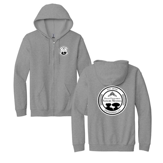 Ballet Folklorico Sangre Mestiza ADULT Full Zip Up(FRONT/BACK PRINT)