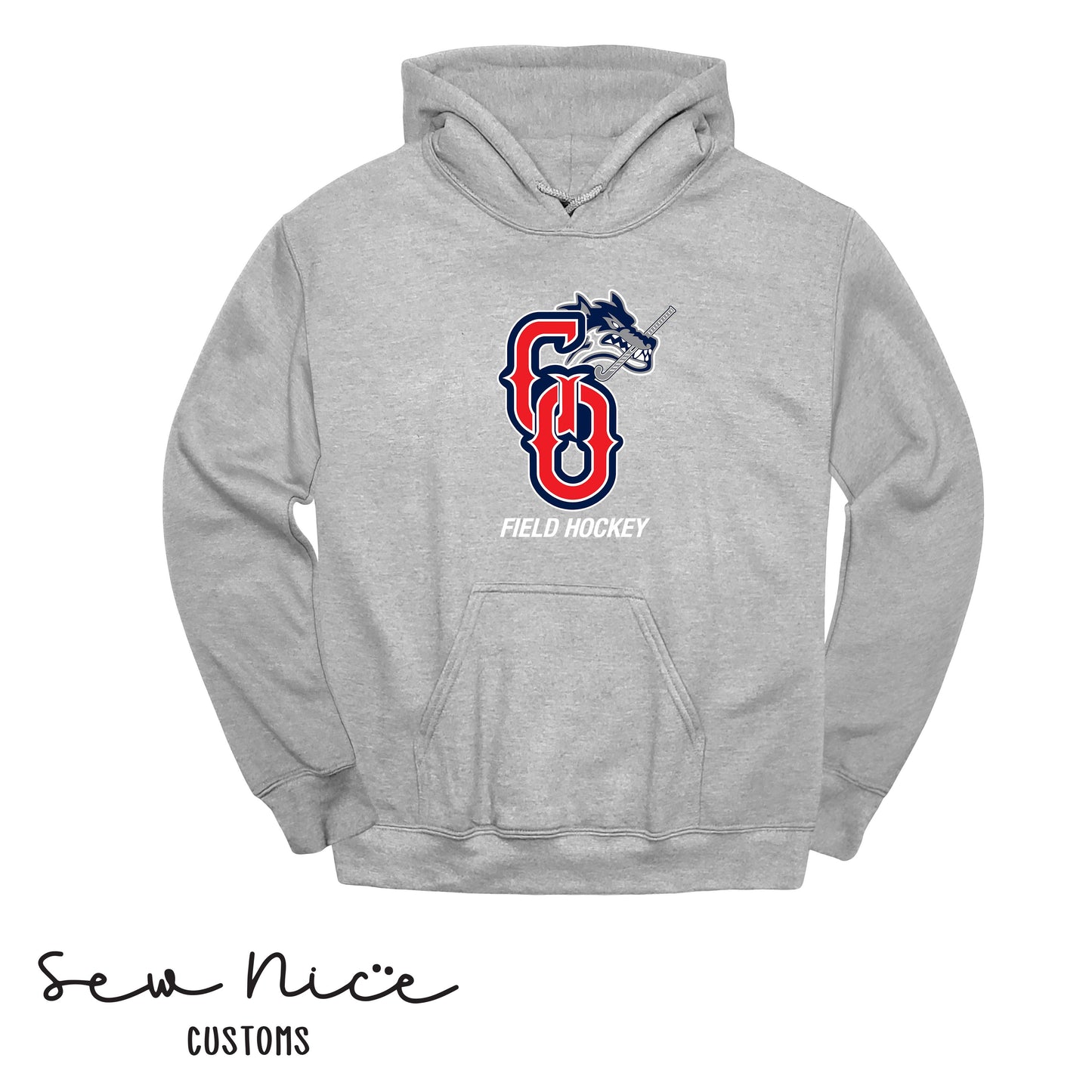 Go Field Hockey- Unisex Adult/Youth Hoodie