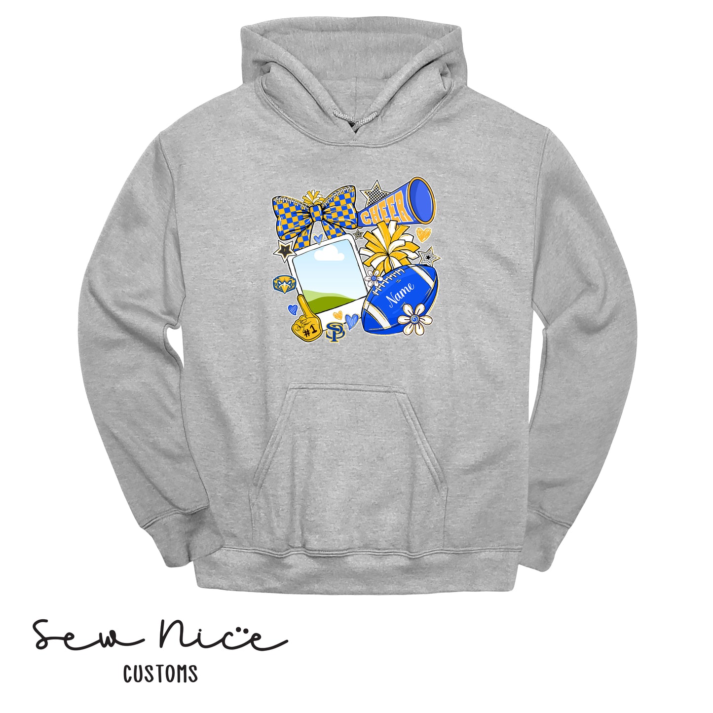 Custom SP Cheer Pic- Unisex Adult/Youth Hoodie