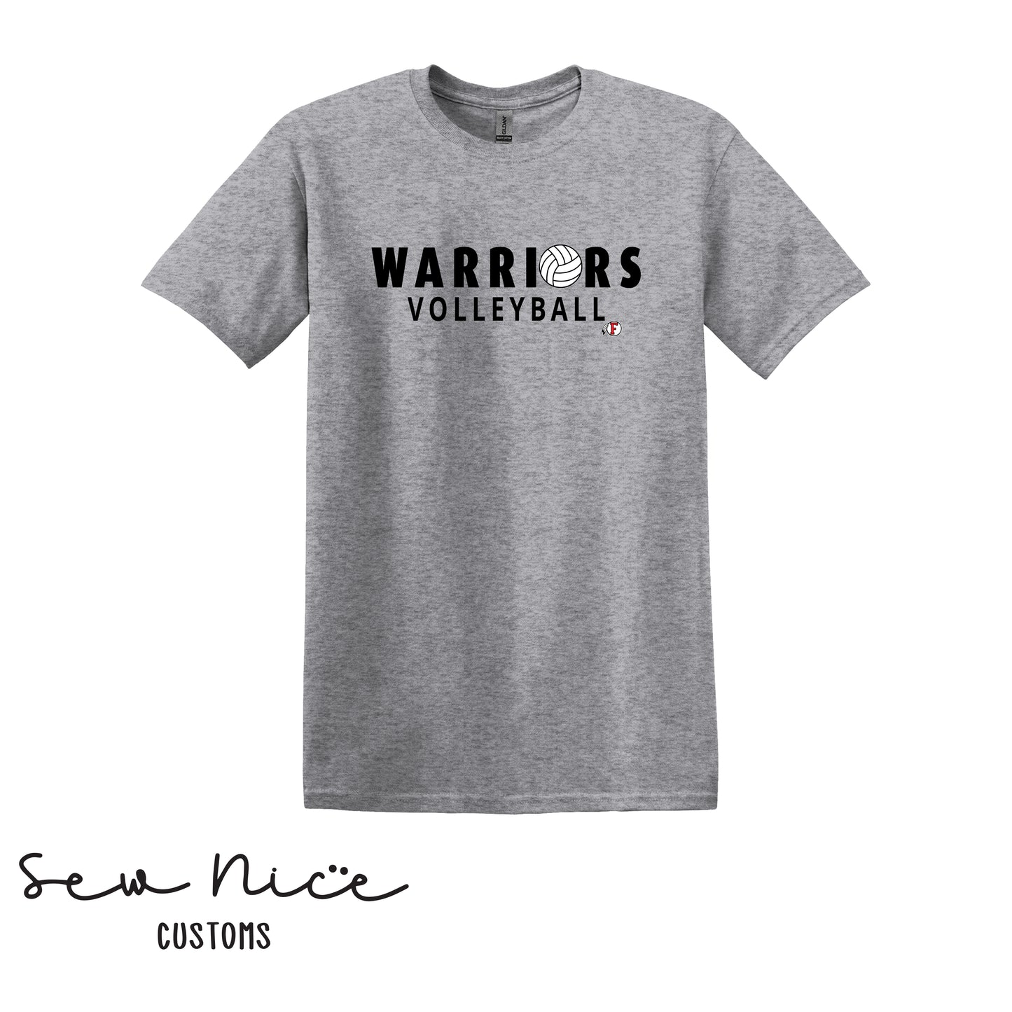 Warriors Ball Volleyball- Unisex Adult/Youth T-Shirt