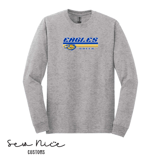 SP Eagles Lines Cheer- Unisex Adult/Youth Long Sleeve Shirt