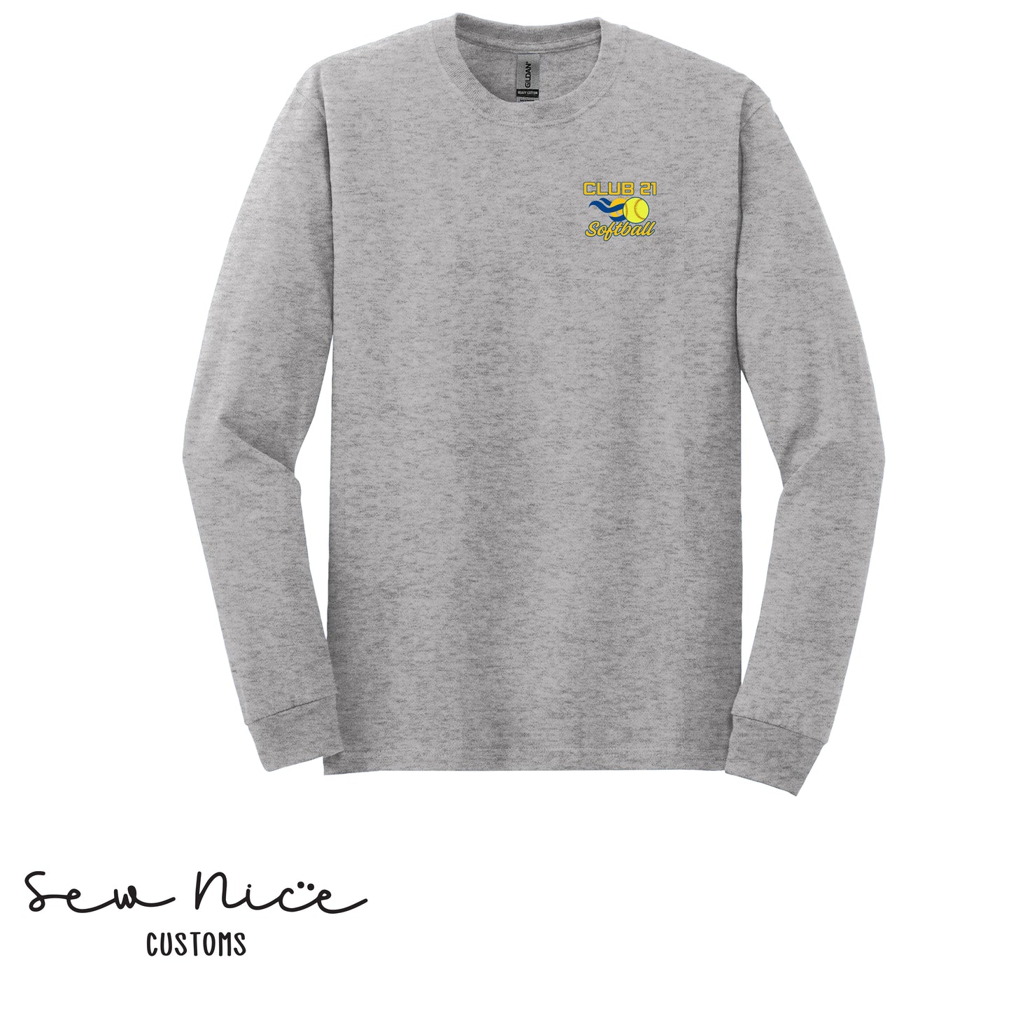 Clu 21 Softball- Unisex Adult/Youth Long Sleeve Shirt