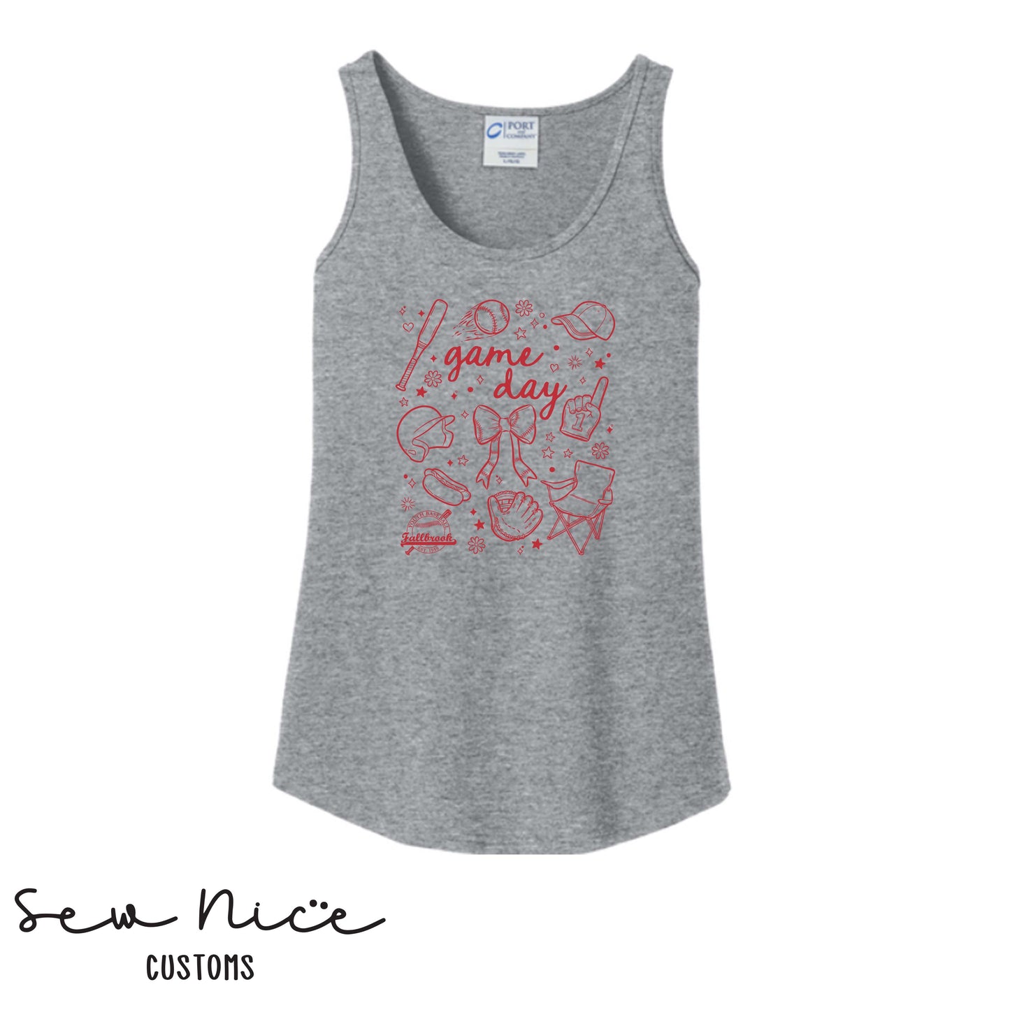 FYB Doodle Game Day- Ladies Tank Top