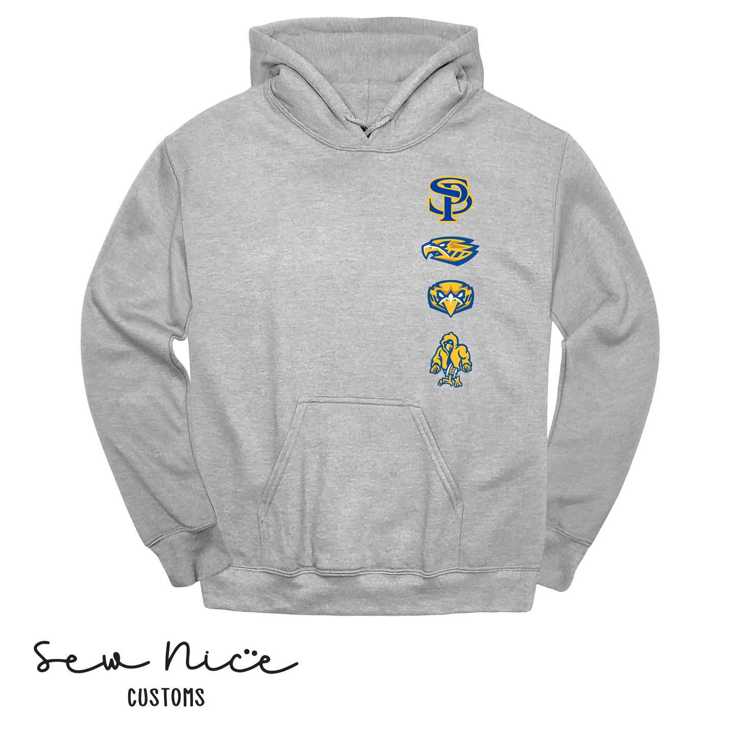 SP Row Log0- Unisex Adult/Youth Hoodie