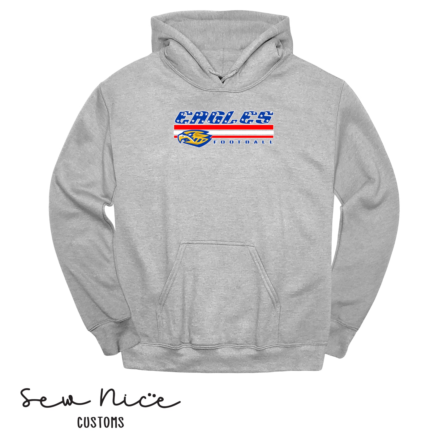 SP American Flag Eagle- Unisex Adult/Youth Hoodie