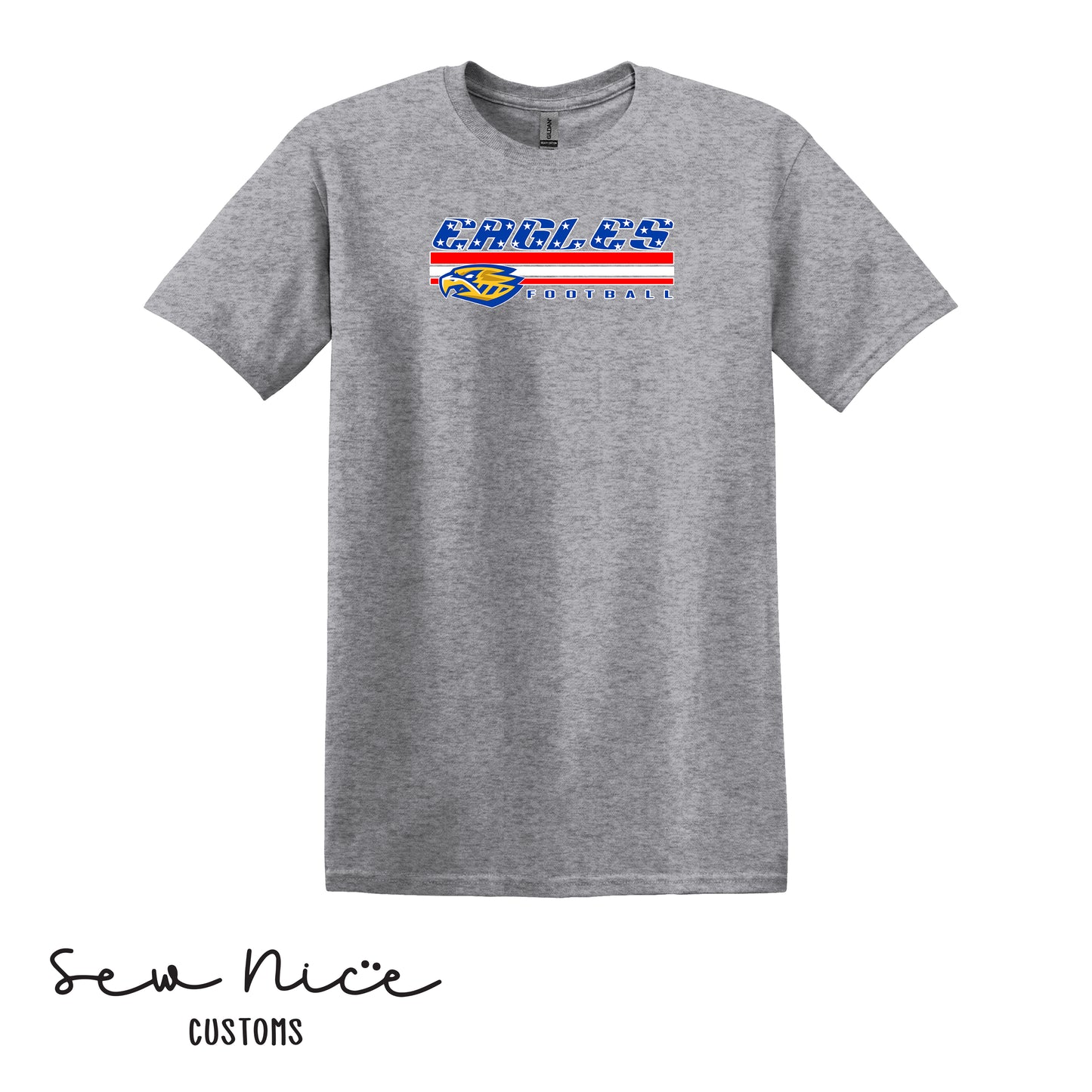 SP American Flag Eagles- Unisex Adult/Youth T-Shirt