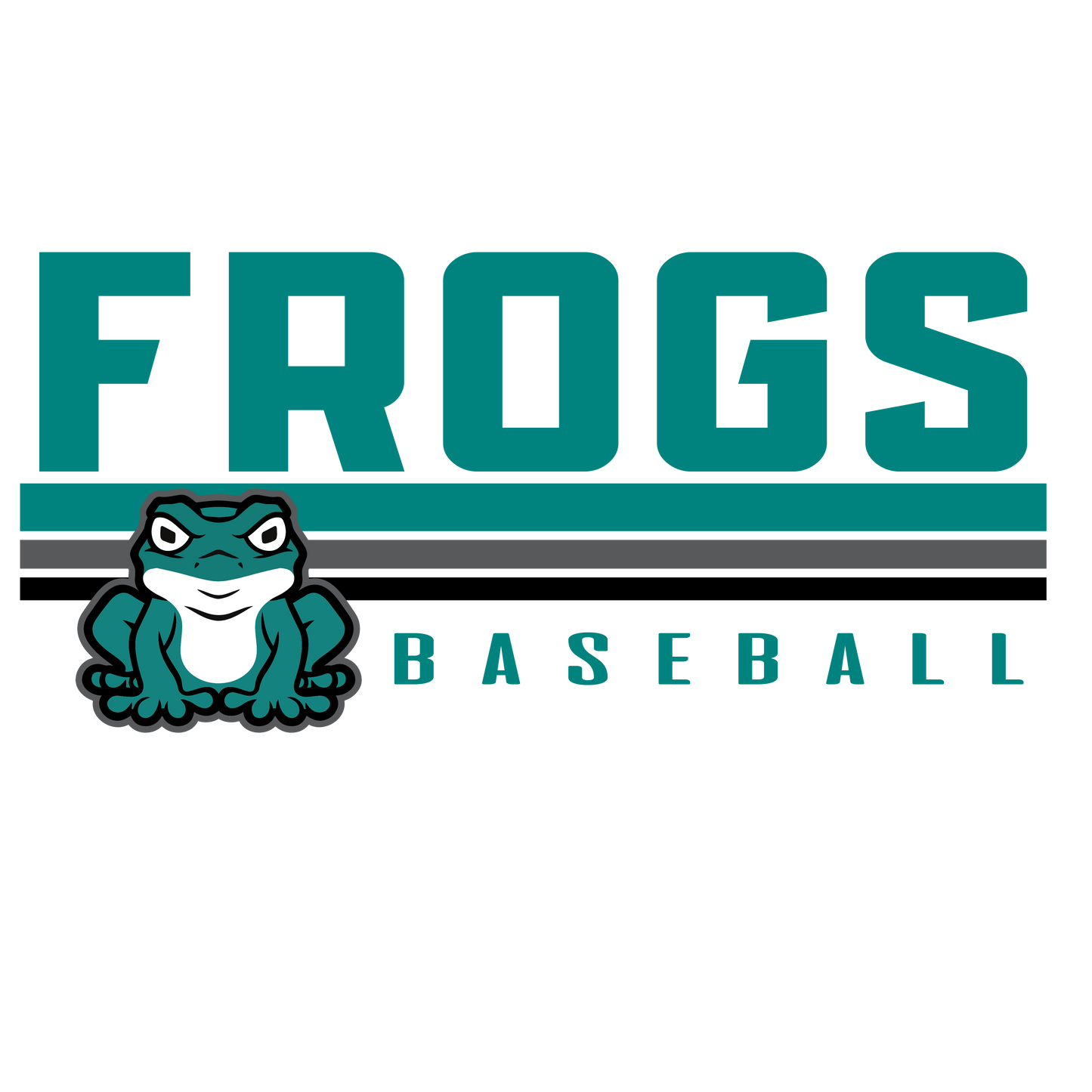 Stripe FROGS Design - ADULT Unisex Shirt