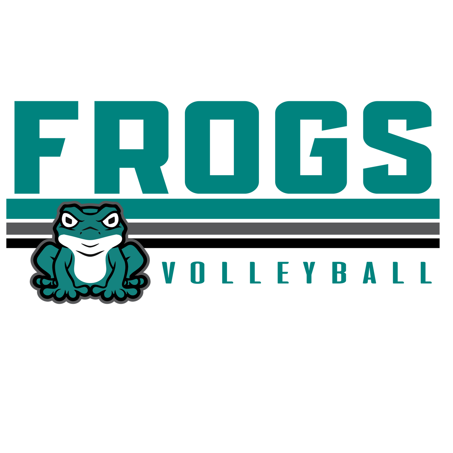 Stripe FROGS Design - ADULT Unisex Shirt