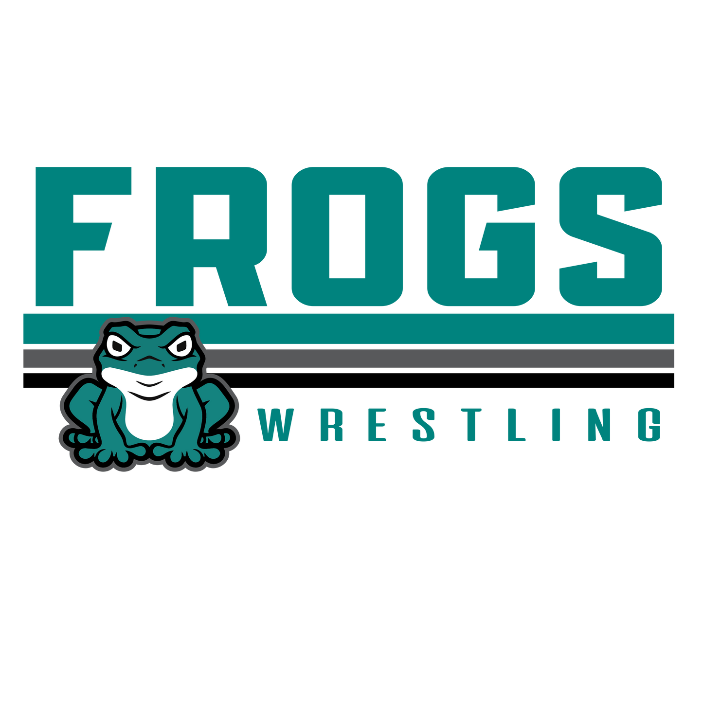 Stripe FROGS Design - ADULT Unisex Shirt