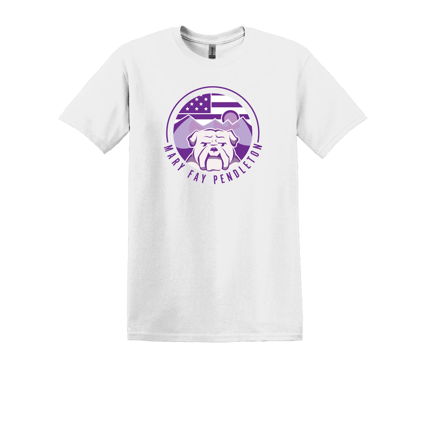 YOUTH-Purple Up Mary Fay Logo Shirt