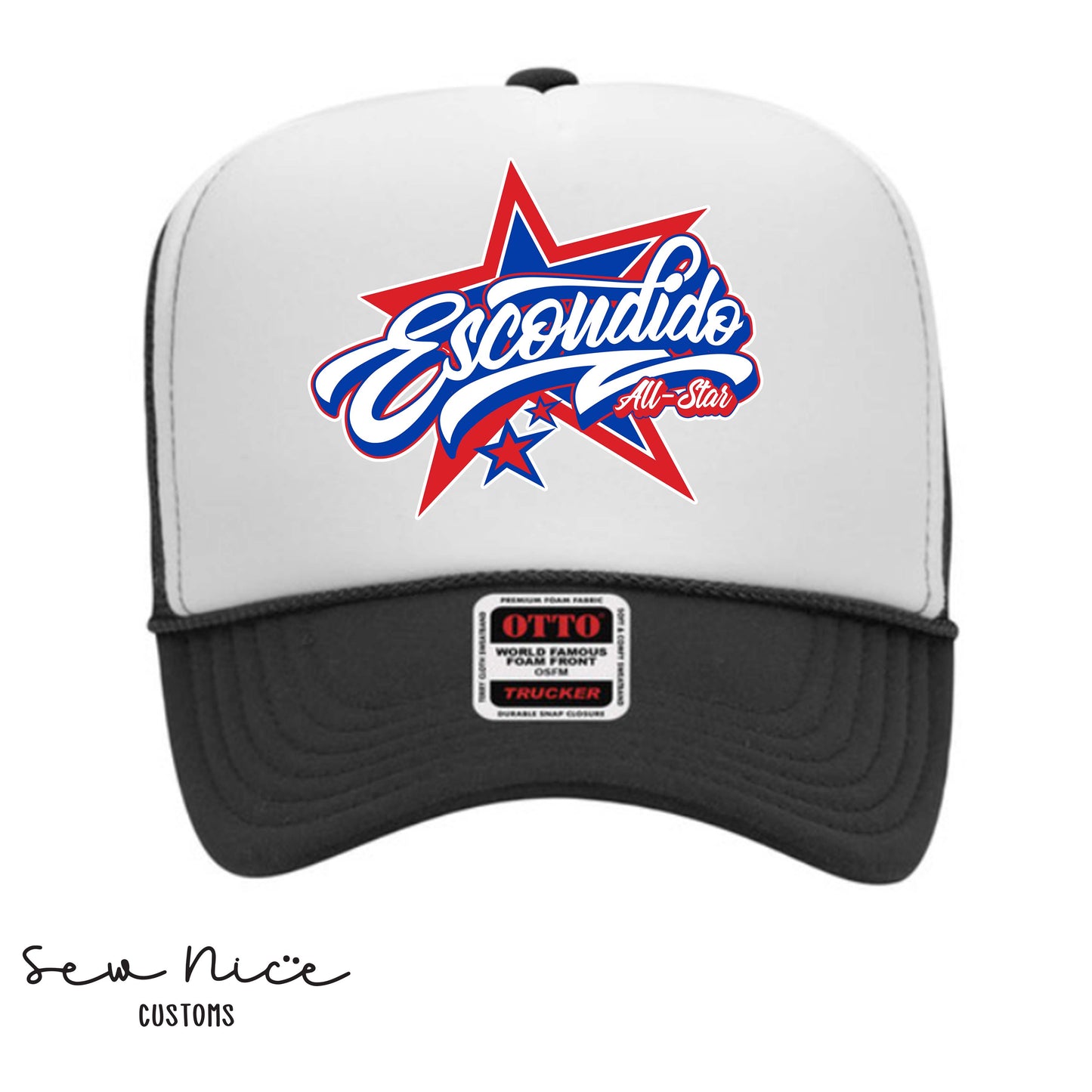 Escondido All Star Foam Trucker Hat