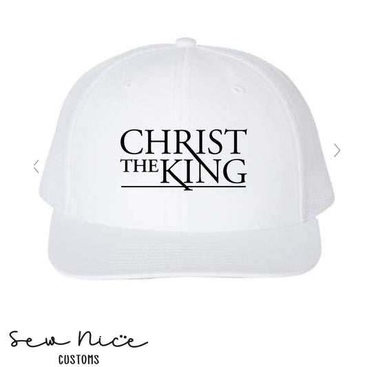 Embroidered Christ The King- Trucker Snapback Hat
