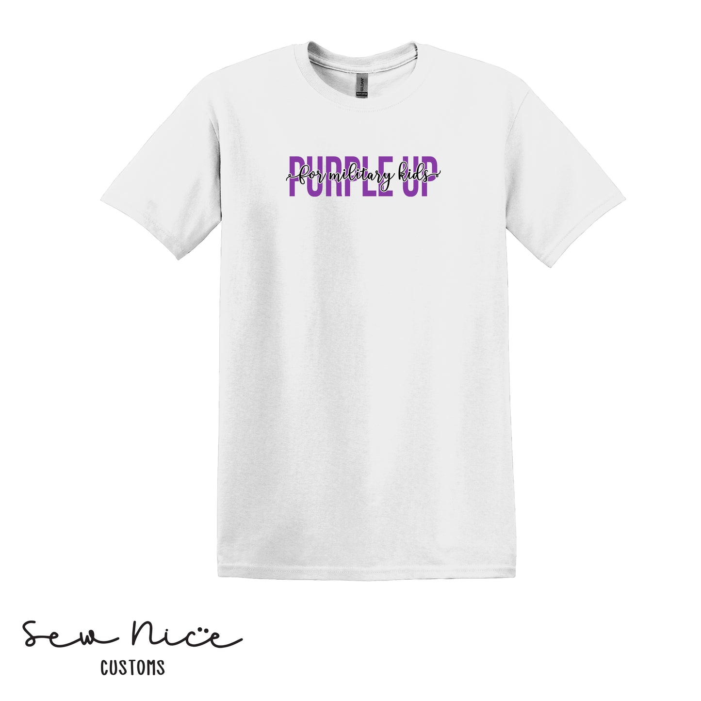 Purple Up Script - Adult Shirt