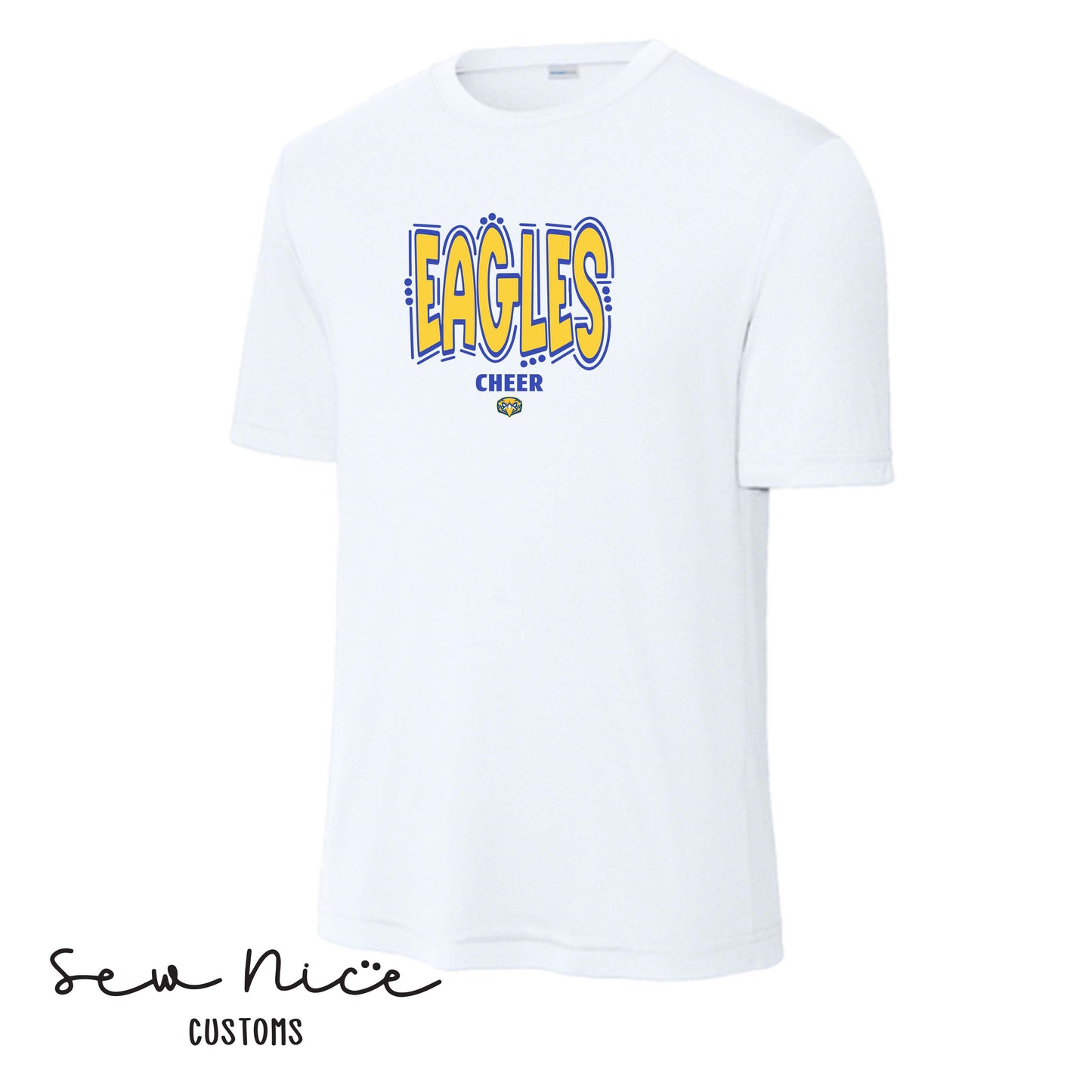 Eagles Doodle Cheer- Unisex Adult/Youth Dri Fit Shirt