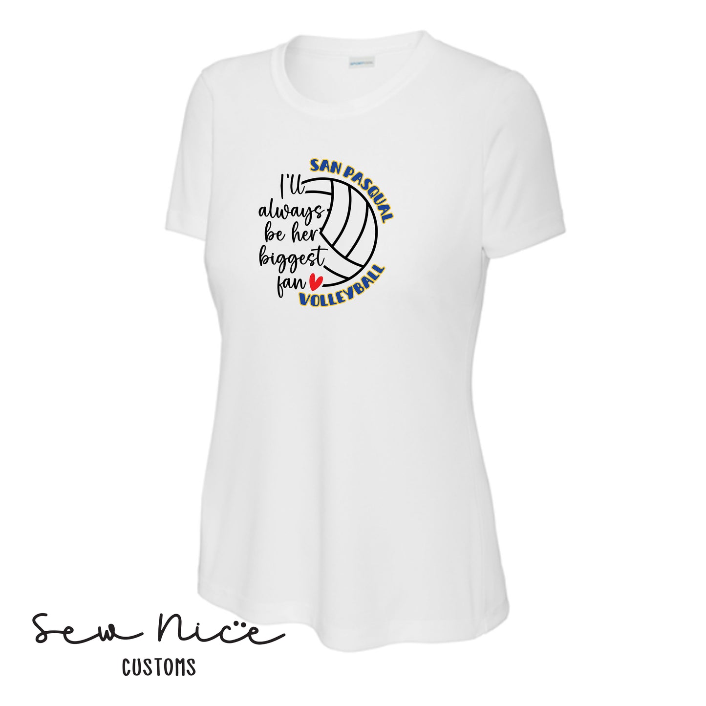 SP Volleyball Biggest Fan Ladies Dri Fit Shirt