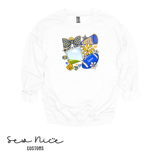 Custom SP Cheer Pic- Unisex Adult/Youth Crewneck Sweatshirt