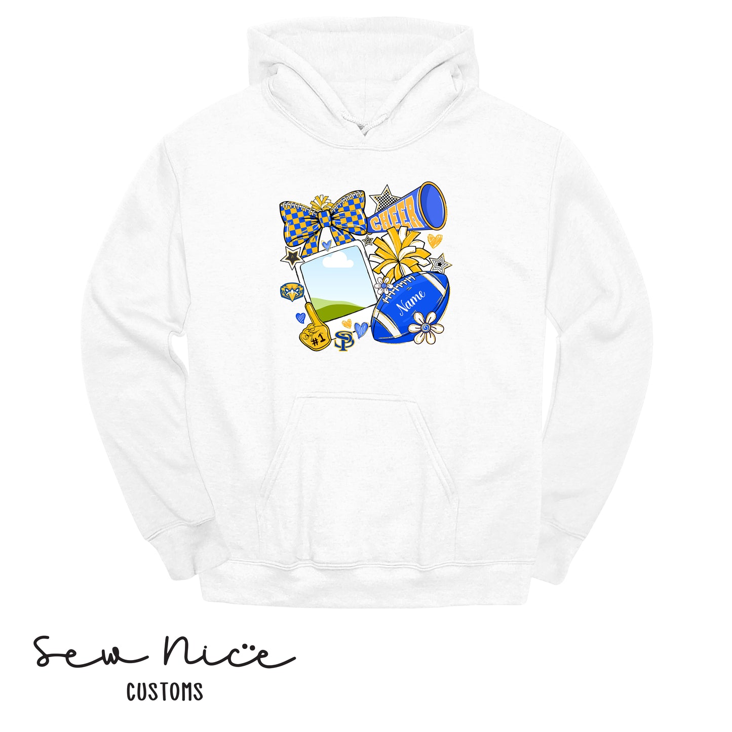 Custom SP Cheer Pic- Unisex Adult/Youth Hoodie