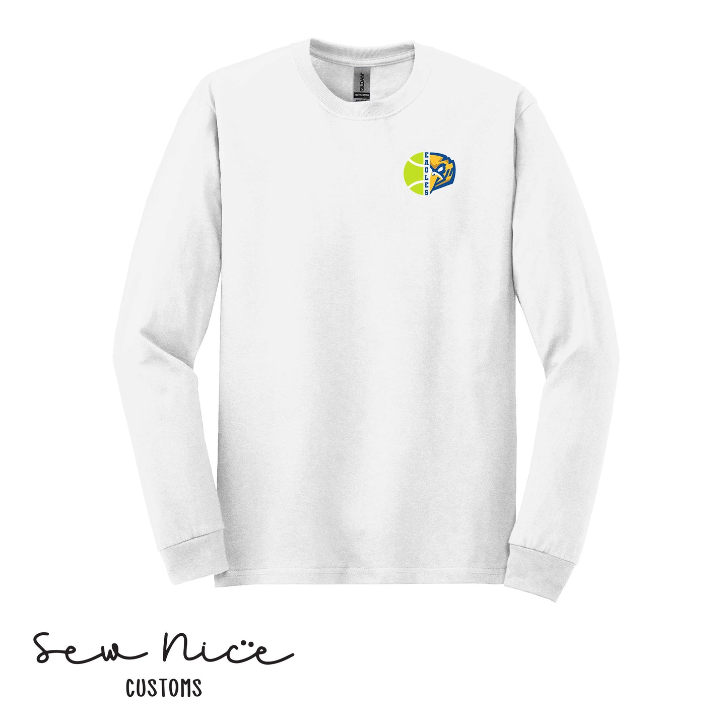 SP Eagle- Tennis Ball- Unisex Adult/Youth Long Sleeve Shirt