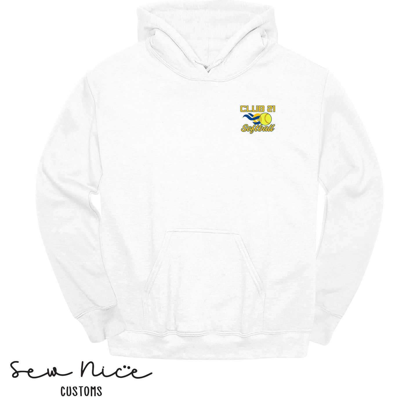 Club 21 Softball- Unisex Adult/Youth Hoodie