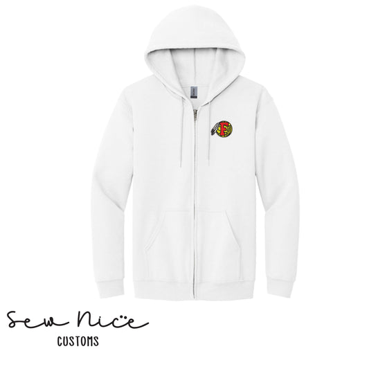 Embroidered FHS Water Polo- Unisex Adult/Youth Full Zip Hoodie