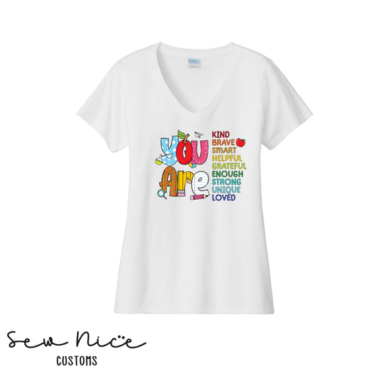 You Are..- Ladies V-Neck (Frazier)