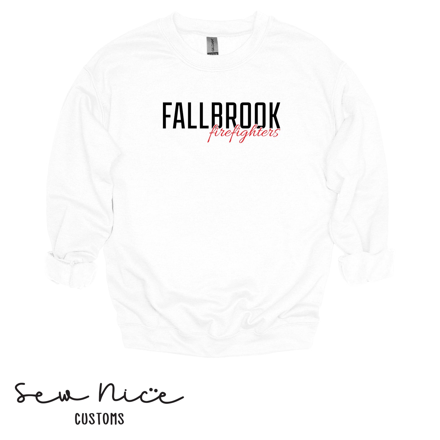 YOUTH Fallbrook Firefighters- Crewneck Sweatshirt