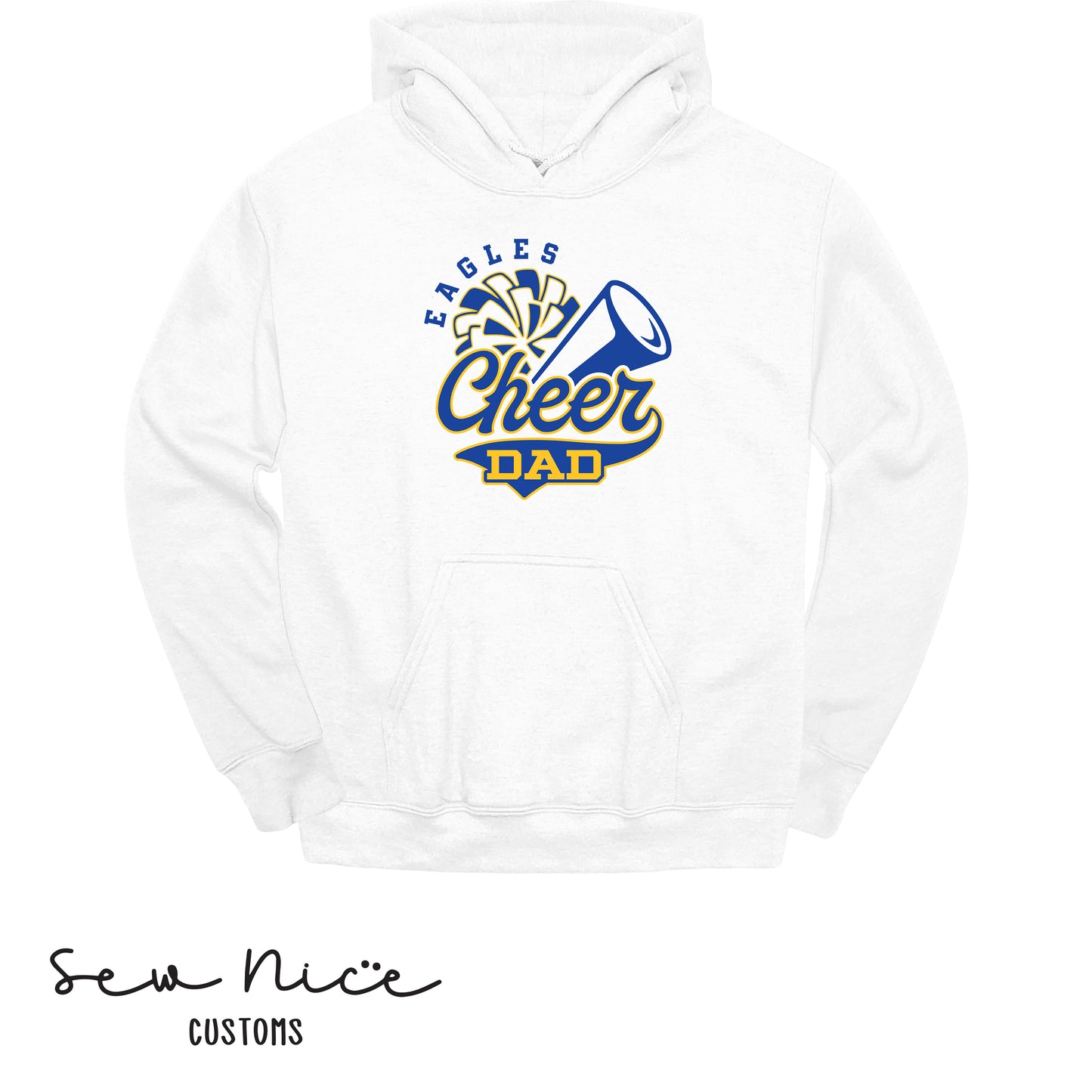 Eagles Cheer Dad- Unisex Adult Hoodie