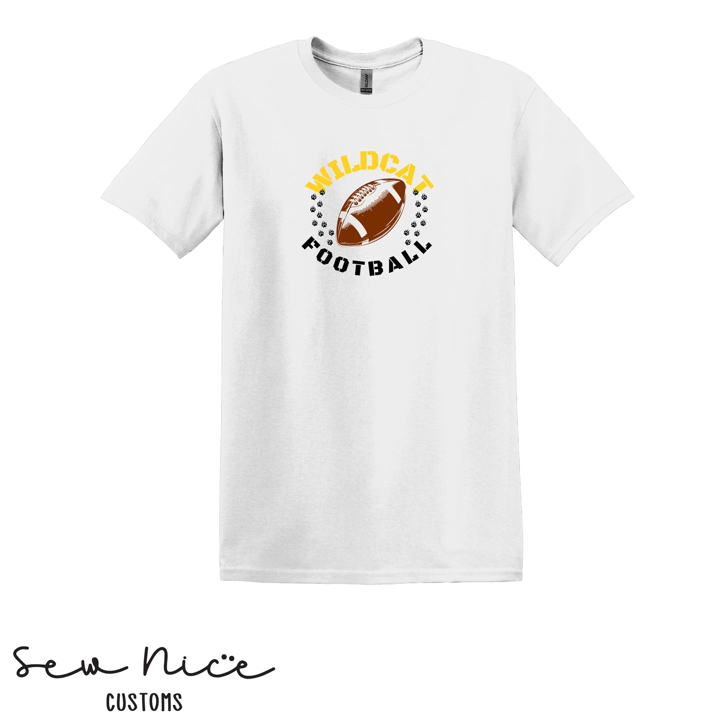 Sullivan Football Paw Print - Unisex Adult/Youth T-Shirt