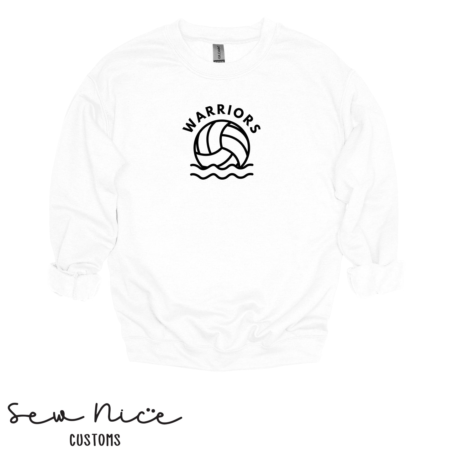 WARRIORS FHS Water Polo- Unisex Adult/Youth Crewneck Sweatshirt