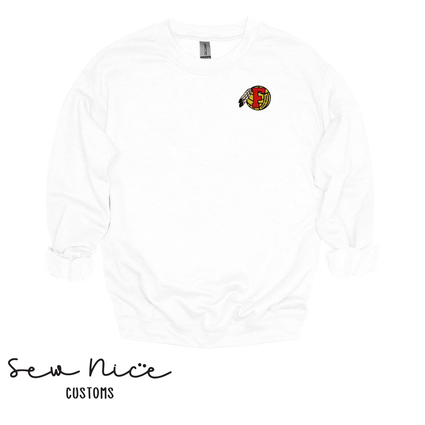 FHS Water Polo Logo- Unisex Adult/Youth Crewneck Sweatshirt