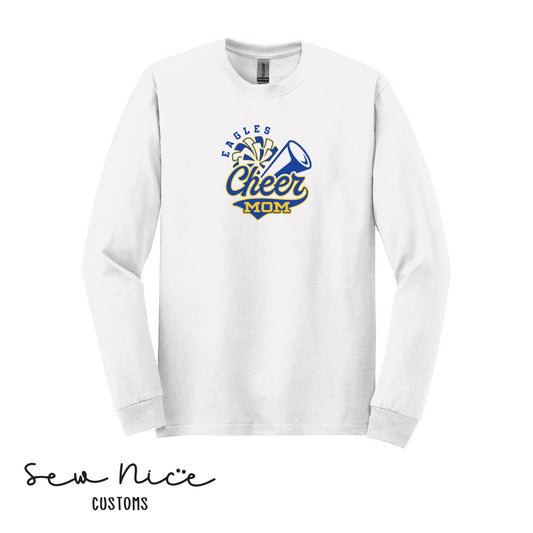 Eagles Cheer Mom- Unisex Adult Long Sleeve Shirt