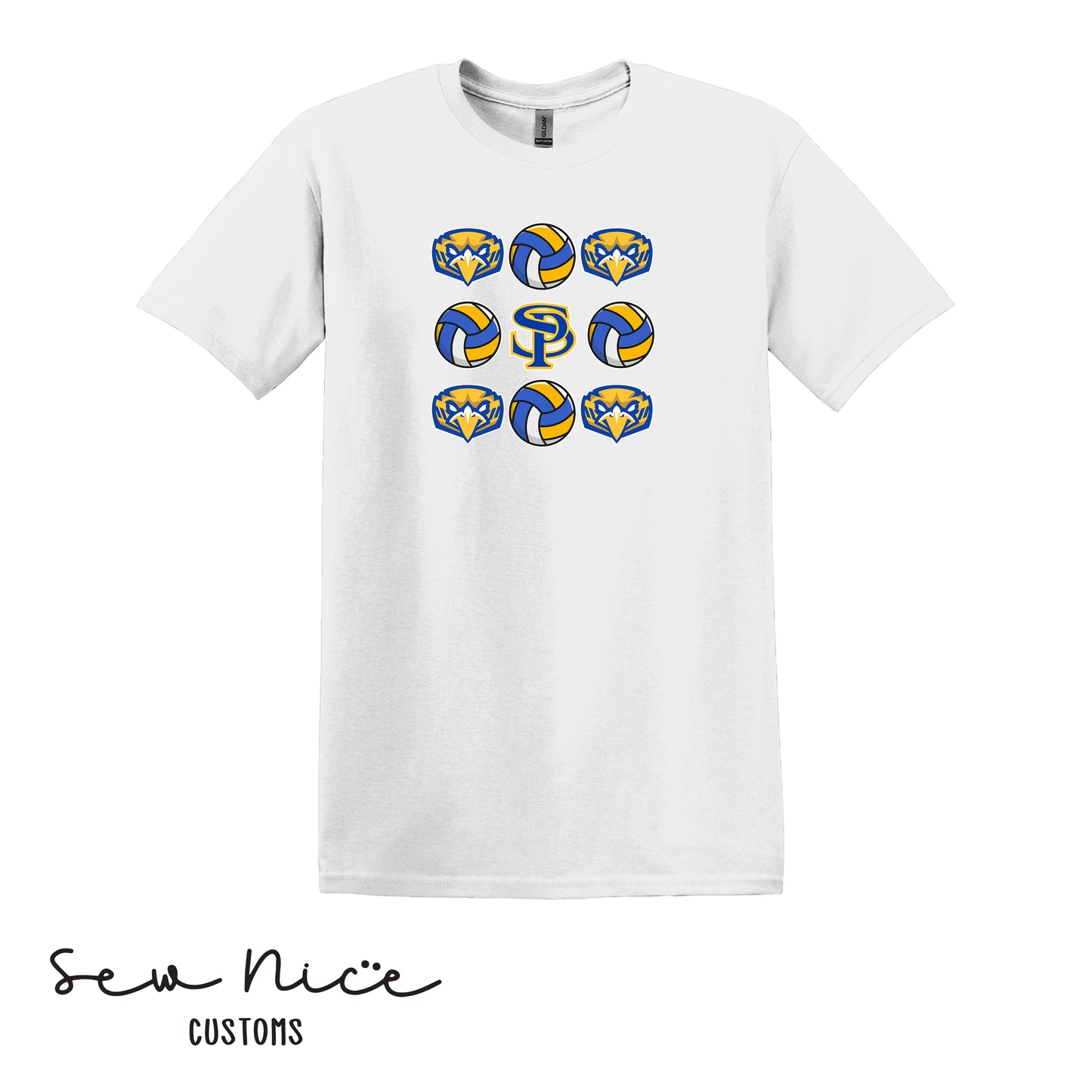 SP Mascot Volleyball Adult/Youth Unisex T-Shirt