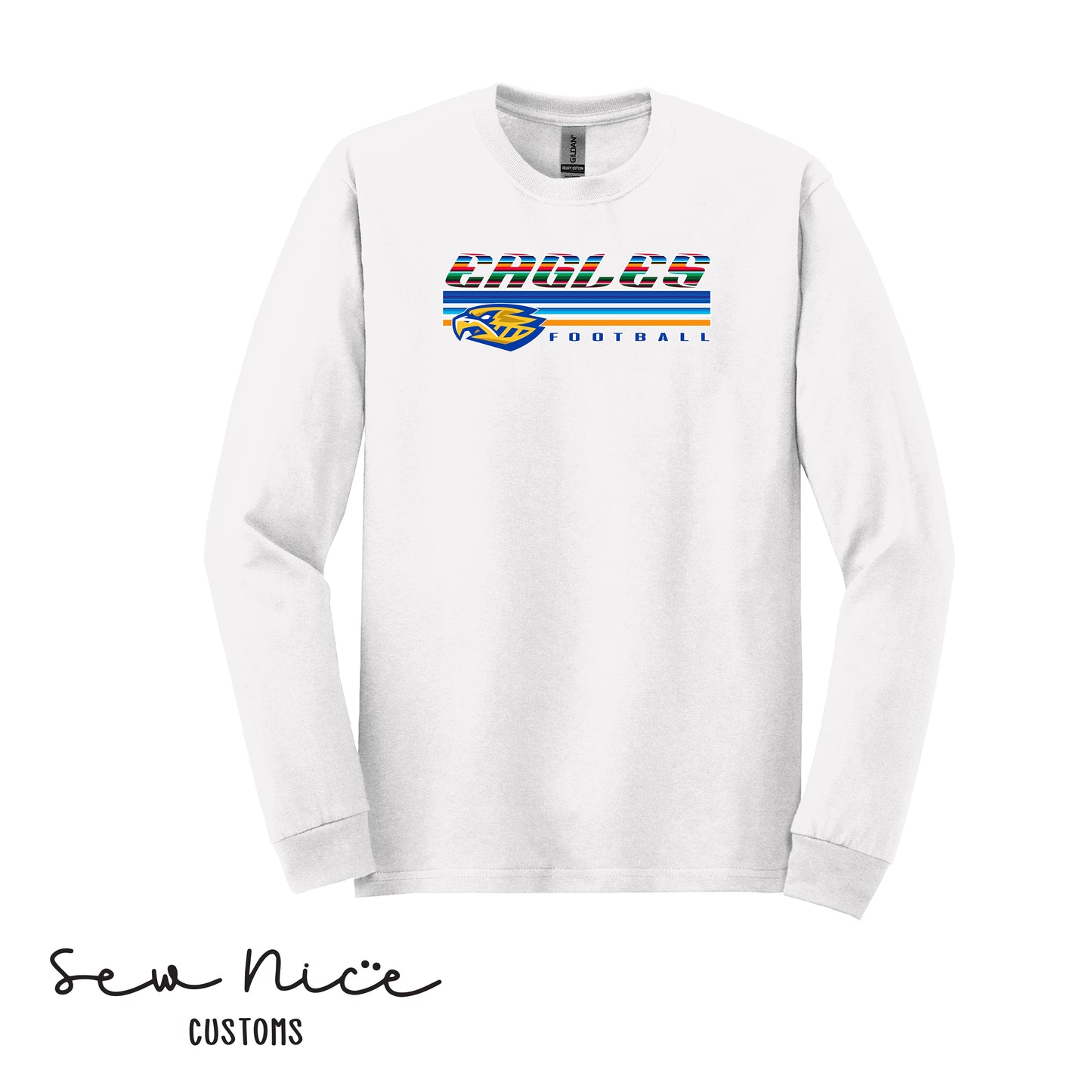 SP Serape Eagles Unisex Adult/Youth Long Sleeve Shirt