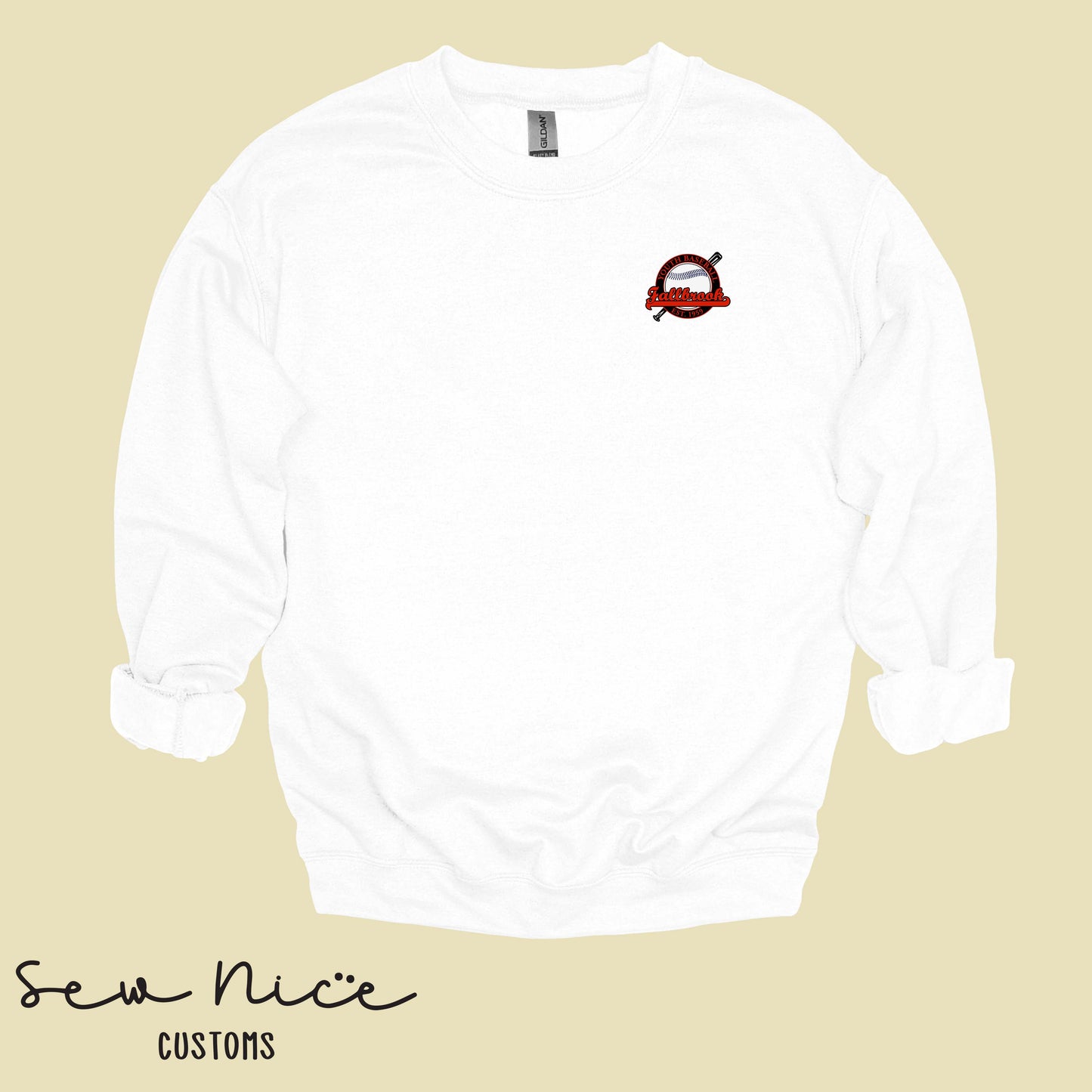 FYB Embroidered Left Chest Unisex Sweatshirt