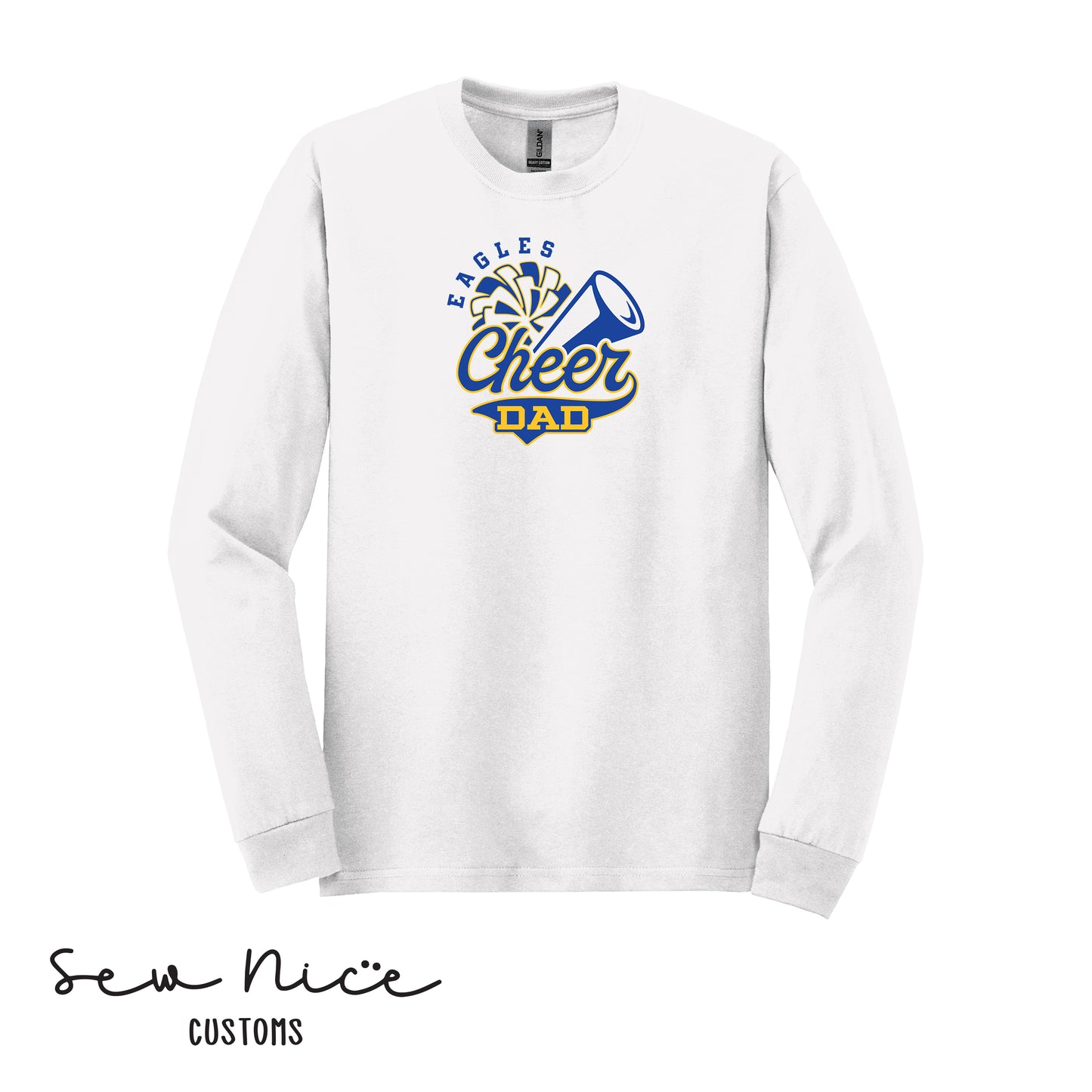 Eagles Cheer Dad- Unisex Adult Long Sleeve Shirt