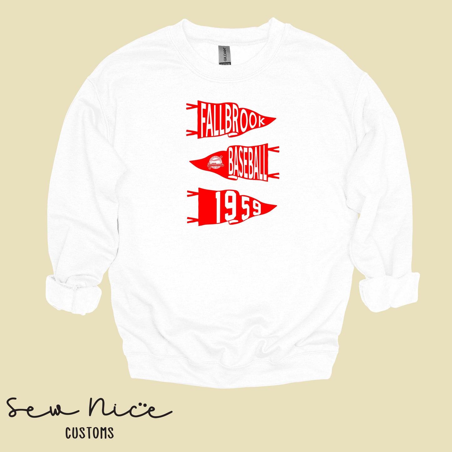 FYB Flag Trio- Unisex Cotton Crewneck Sweatshirt
