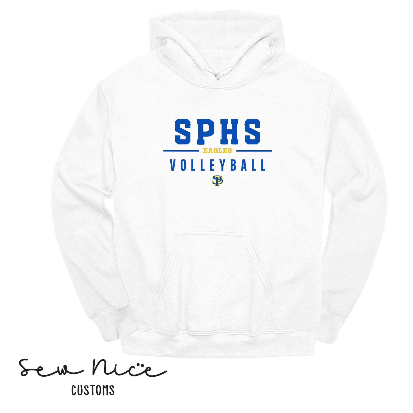 SPHS Eagles Volleyball Adult/Youth Unisex Hoodie