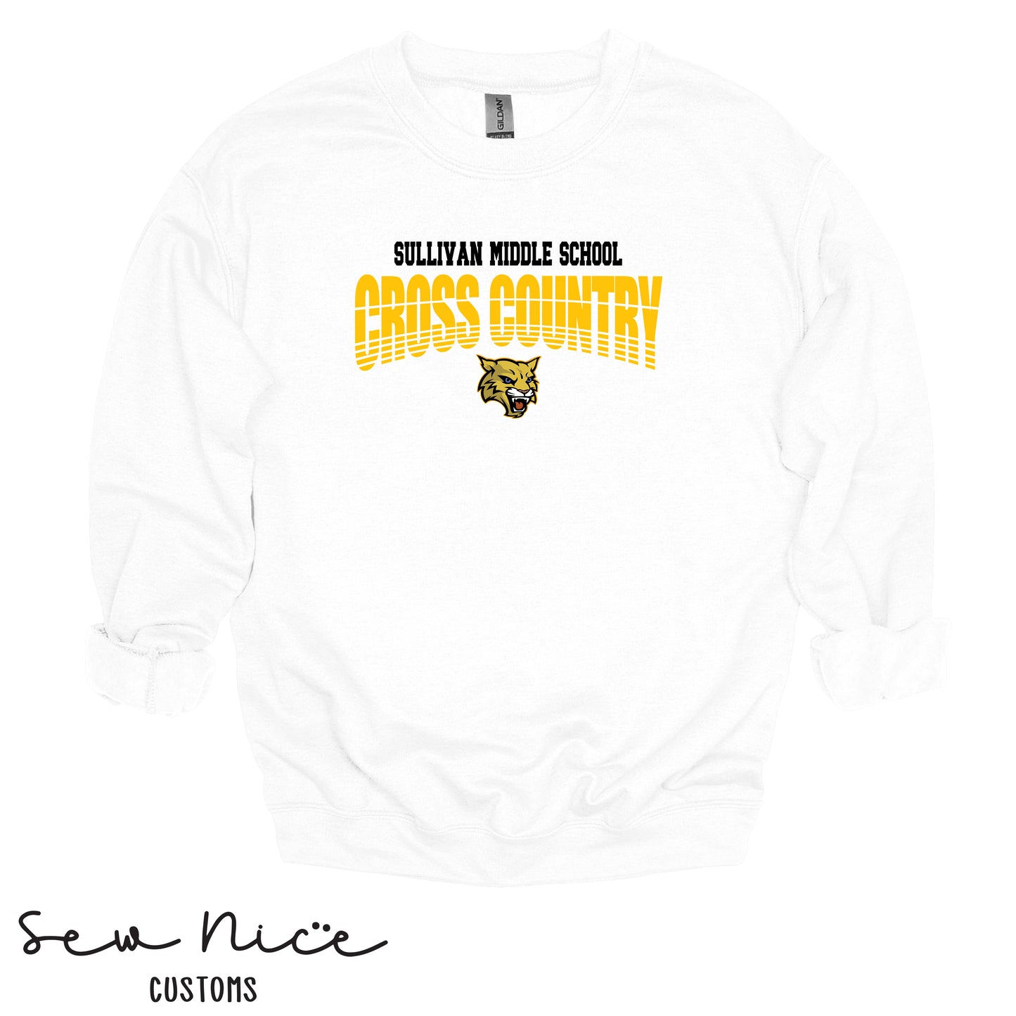 Sullivan Cross Country Mascot- Unisex Adult/Youth Crewneck Sweatshirt
