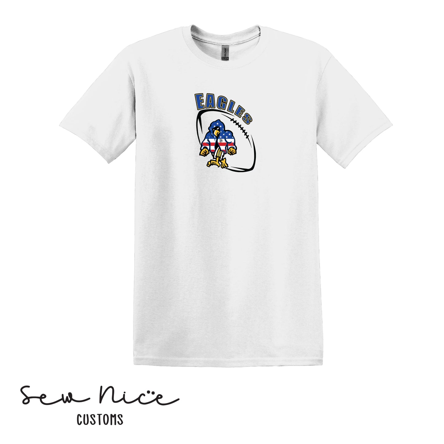 SP Eagles American Flag Robe-Unisex Adult/Youth T-Shirt