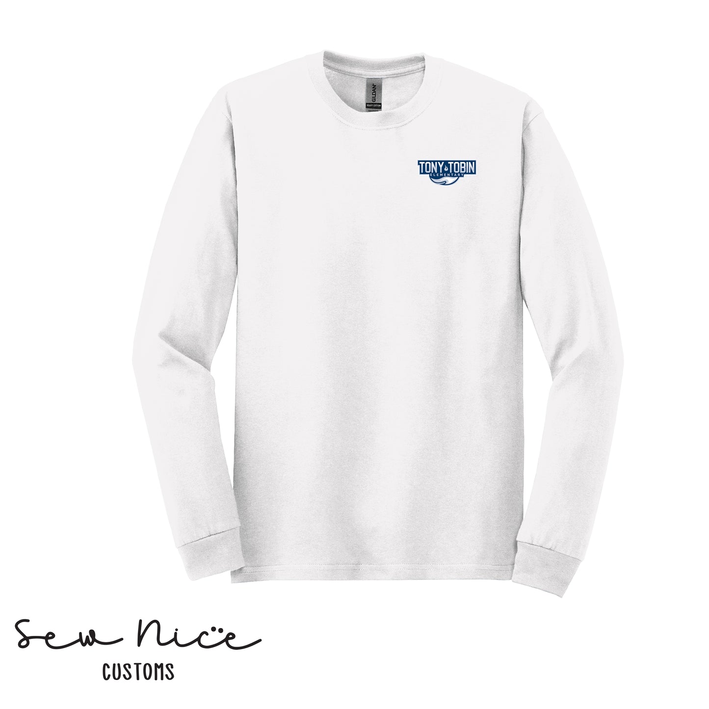 Tony Tobin Traditional Logo-Unisex Adult Long Sleeve Shirt