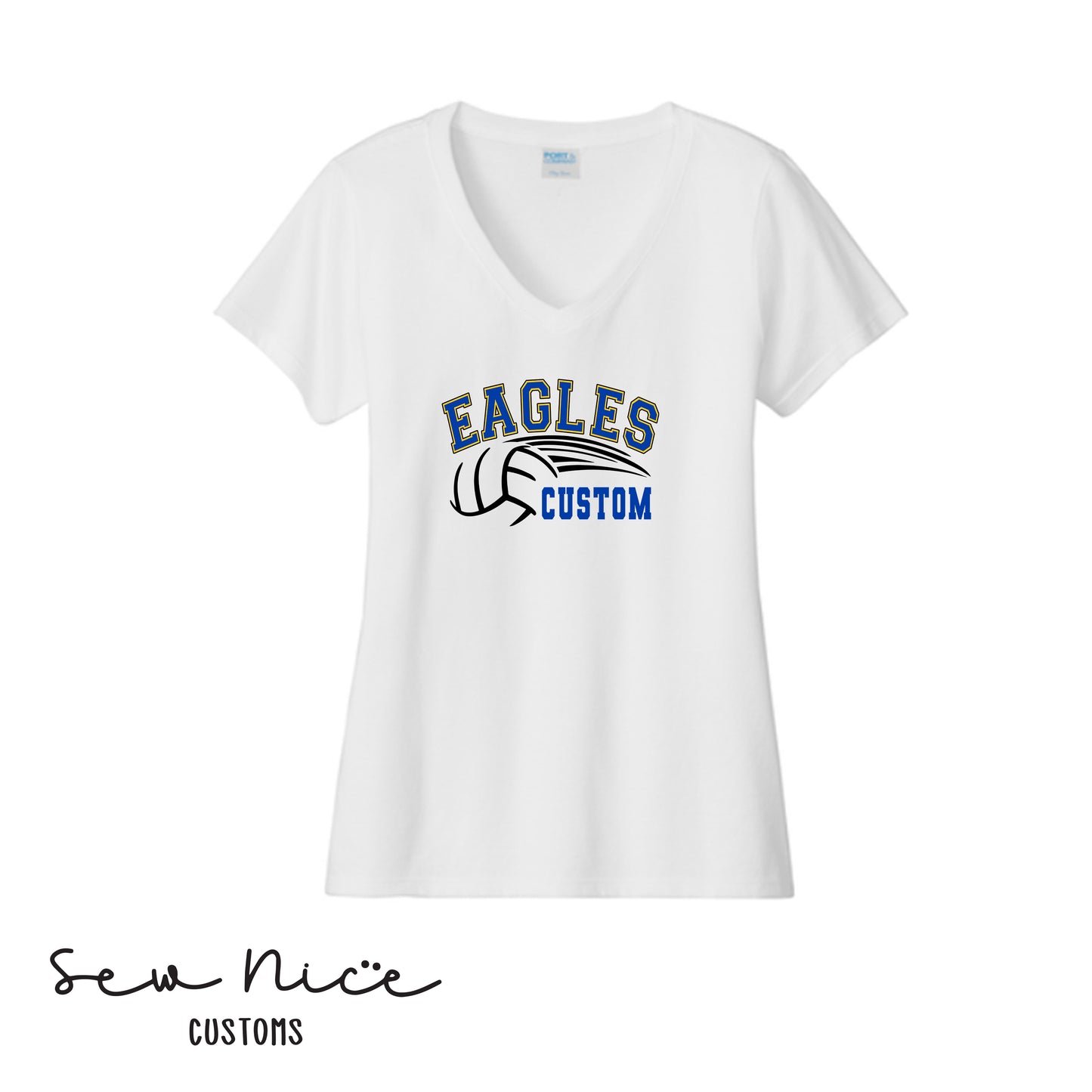 SP Eagles CUSTOM- Ladies V-Neck Shirt