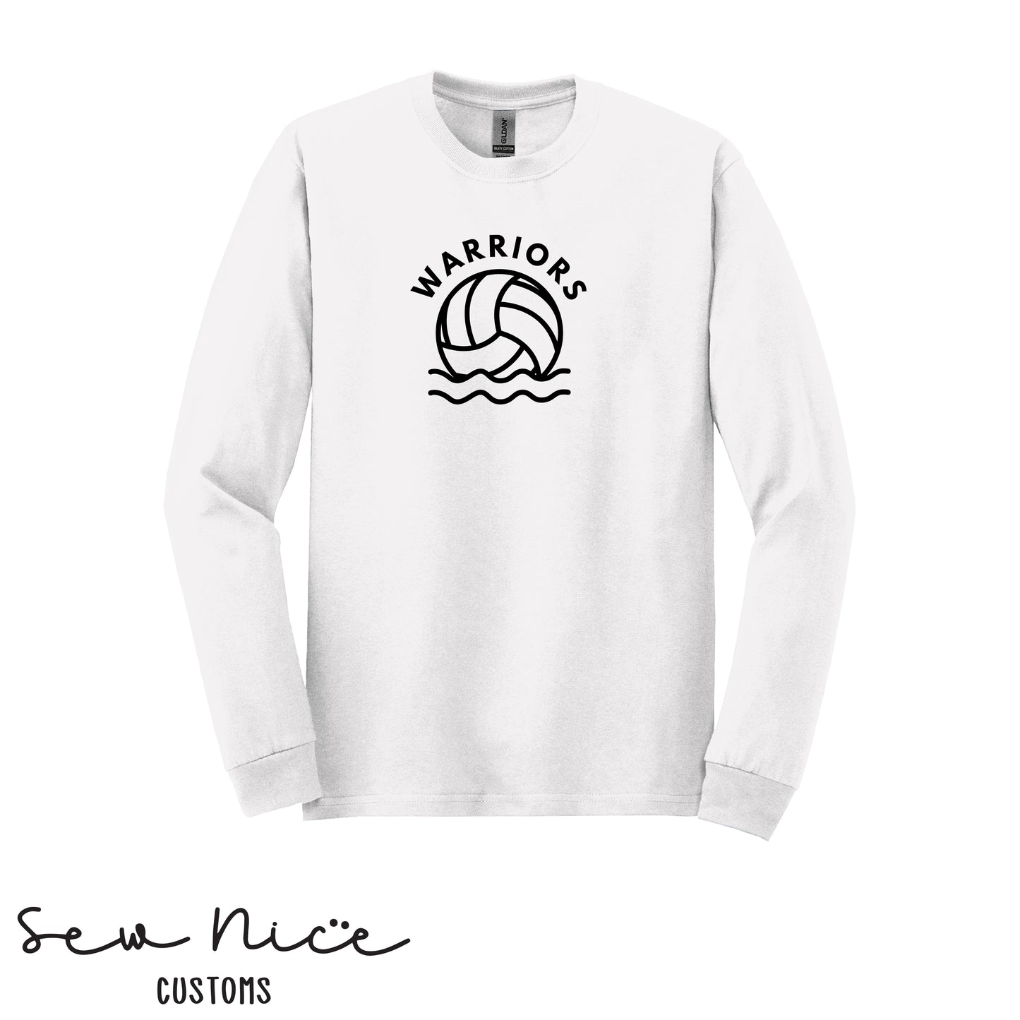 WARRIORS FHS Water Polo- Unisex Adult/Youth Long Sleeve Shirt