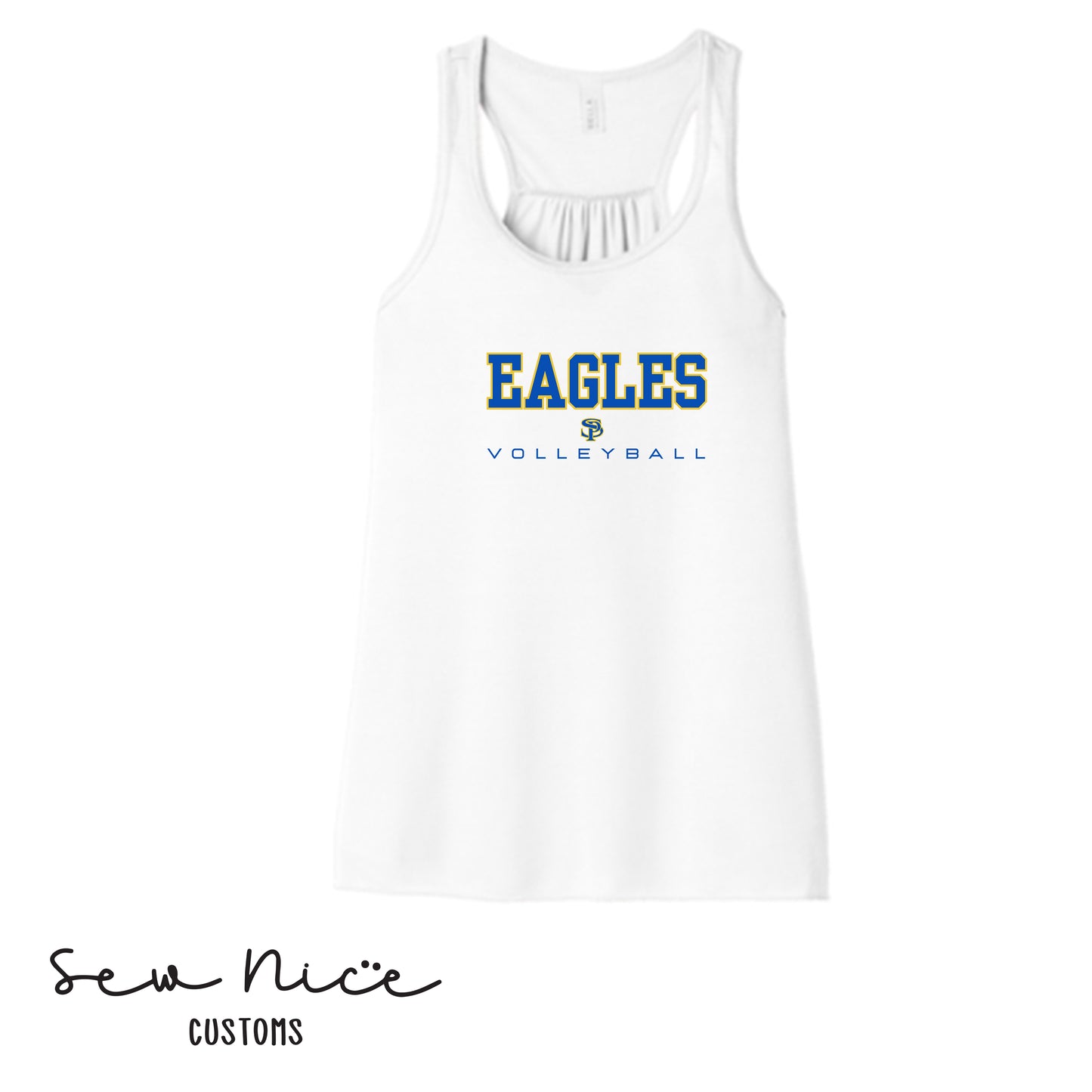 SP Eagles Volleyball Ladies Bella Canvas Flowy Tank