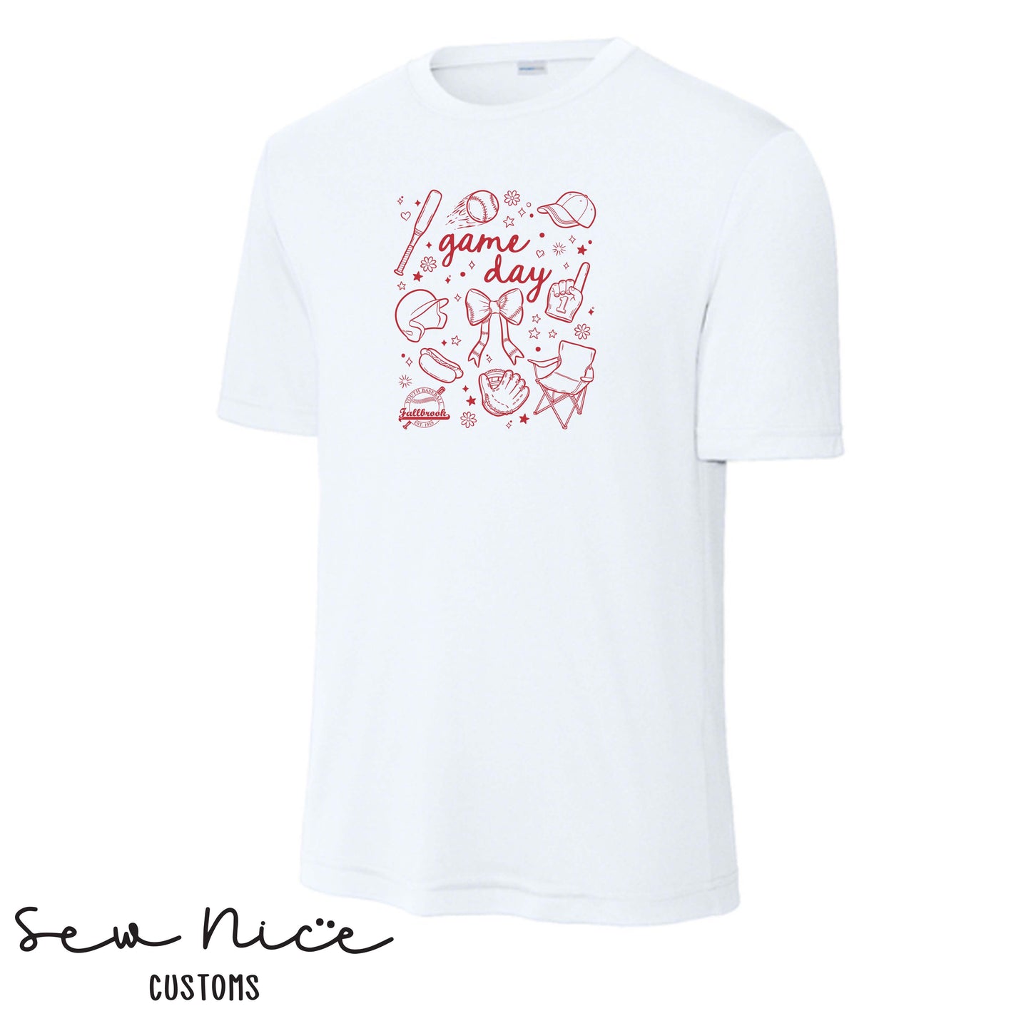 FYB Doodle Game Day- Unisex Dri Fit Shirt