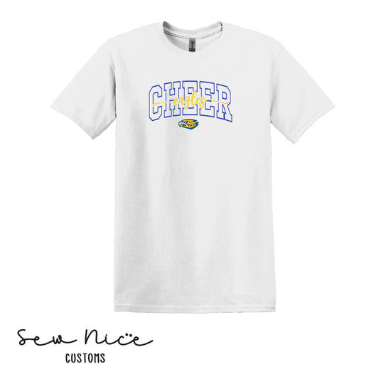 CHEER Eagles Script- Unisex Adult/Youth T-Shirt